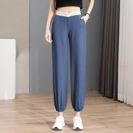 【显高显瘦巨垂顺 静享惬意孕期】孕妇冰丝裤子春夏薄款外穿孕妇打底束脚裤产前产后休闲裤子 商品图9