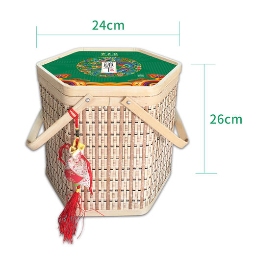 【东来顺粽子】东来福礼 竹篮香粽礼盒 1020g 商品图3