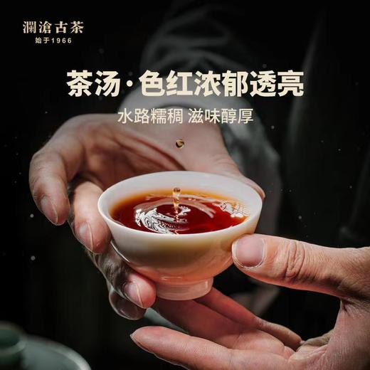 澜沧古茶2014年0081大饼普洱熟茶熟普七子饼茶357g 商品图3