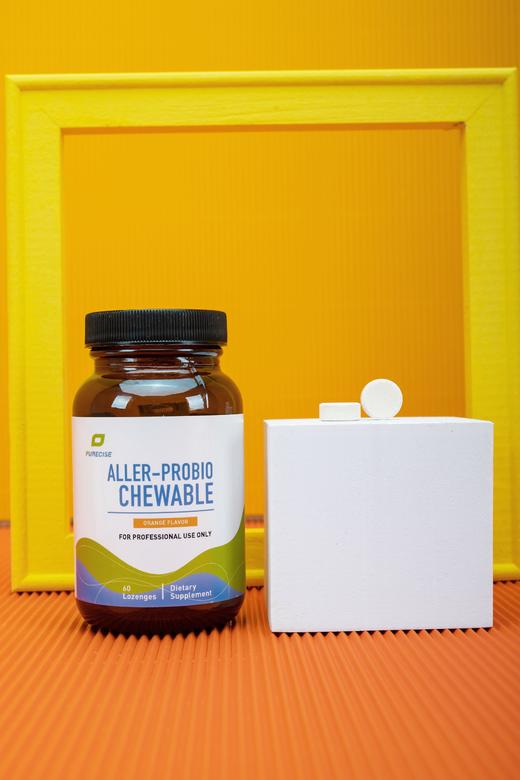 【儿童易敏益生菌+β-葡聚糖咀嚼片】Aller-Probio 60片 双专利Immuno-LP20®️菌株+ Wellmune®️ β-葡聚糖 粘膜免疫力 Purecise倍赛思 商品图5