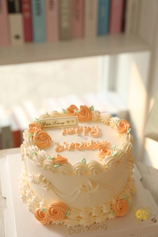 「会员专享特惠」复古蛋糕-橙纱 商品图0