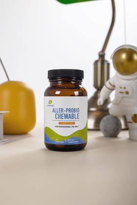【儿童易敏益生菌+β-葡聚糖咀嚼片】Aller-Probio 60片 双专利Immuno-LP20®️菌株+ Wellmune®️ β-葡聚糖 粘膜免疫力 Purecise倍赛思