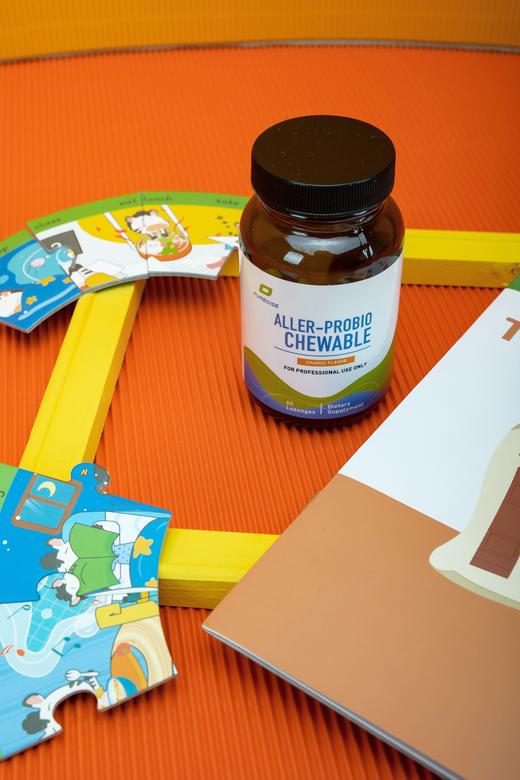 【儿童易敏益生菌+β-葡聚糖咀嚼片】Aller-Probio 60片 双专利Immuno-LP20®️菌株+ Wellmune®️ β-葡聚糖 粘膜免疫力 Purecise倍赛思 商品图9