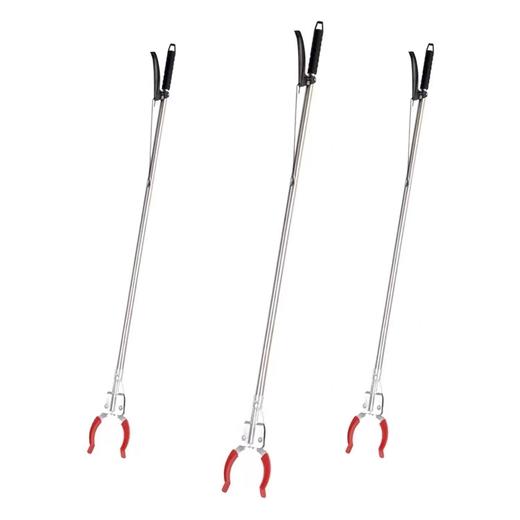 捡垃圾夹子垃圾钳取物器拾物器环卫夹不锈钢加长卫生夹家用户外92cm1支 商品图5