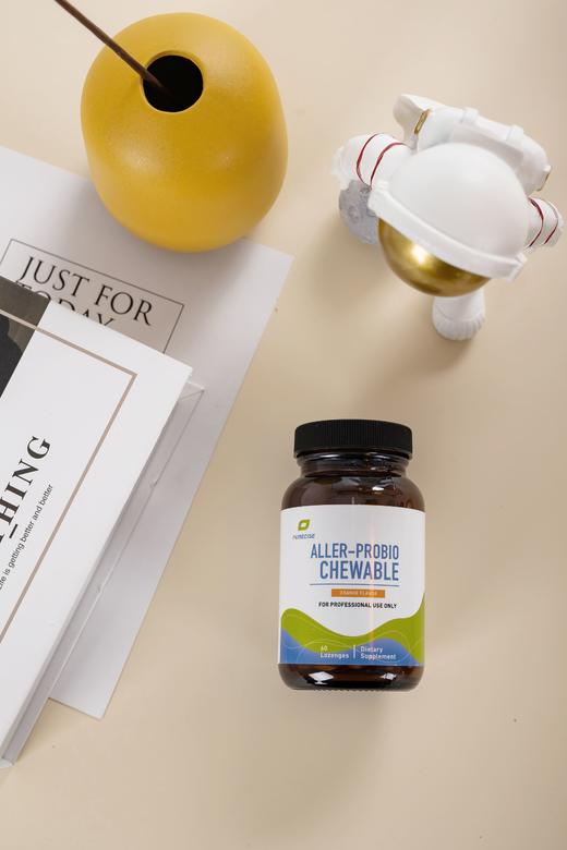 【儿童易敏益生菌+β-葡聚糖咀嚼片】Aller-Probio 60片 双专利Immuno-LP20®️菌株+ Wellmune®️ β-葡聚糖 粘膜免疫力 Purecise倍赛思 商品图1