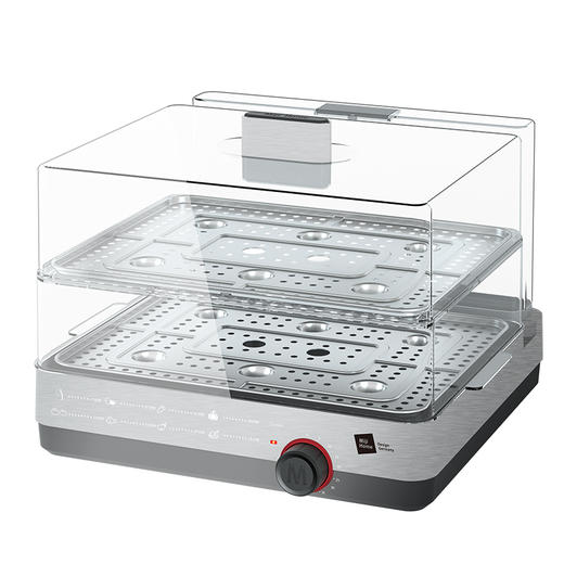 Miji德国米技原蒸机FS-S615A家用蒸汽料理机电蒸锅大容量蒸汽箱 商品图0