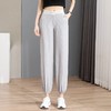 【显高显瘦巨垂顺 静享惬意孕期】孕妇冰丝裤子春夏薄款外穿孕妇打底束脚裤产前产后休闲裤子 商品缩略图7