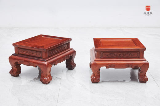 红桥红  家具严选  缅甸花梨（大果紫檀）  【直背 凤凰牡丹弧腿沙发 十三件套】 商品图12