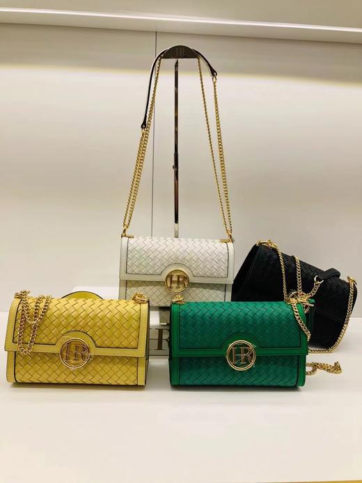 【Hr赫莲娜】100%真皮编制款斜跨/单肩包 商品图0