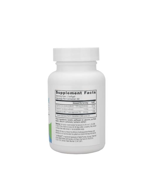 【复合维生素D 5000+K1/K2】D3 5000+K  60粒 两个月剂量 迷你滴丸方便吞服 两个月剂量 针对免疫和骨骼健康  黄金比例  Purecise®️ 商品图7