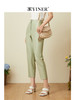 音儿女装2022夏季新款气质修身九分裤休闲裤8c32220860 商品缩略图1
