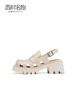 西村名物厚底包头后空粗跟凉鞋松糕罗马鞋女鞋2022夏季新款X22AH10181 商品缩略图1