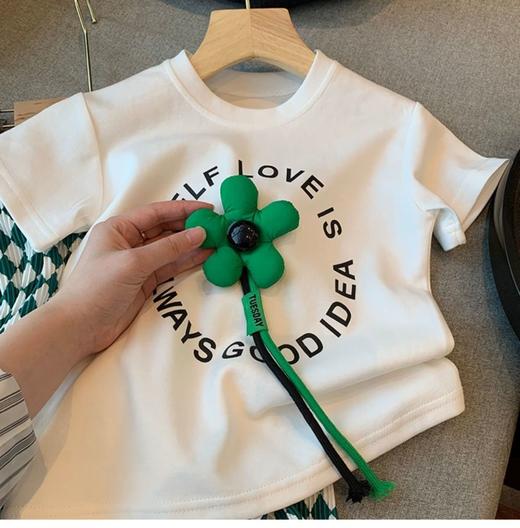 【清仓现货】【社群供W】儿童小花格子套装 商品图5