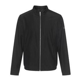 【1F】RARE威雅 | 秒杀！22春夏 新款黑色褶皱肌理面料小立领外套 男士单外套