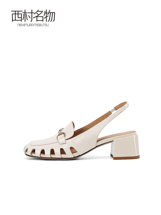 西村名物2022夏季后空粗跟女凉鞋X22AH19841 商品图1