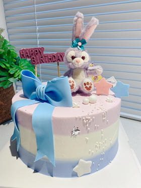 星黛露翻糖蝴蝶结奶油蛋糕 下单前请仔细阅读商品详情