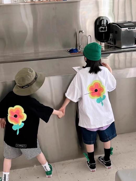 （清仓现货）【社群供W】儿童花朵长T恤 商品图3