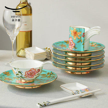 国瓷永丰源  春暖花开44件组餐具 商品图1
