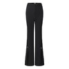 【1F】RARE威雅 | 22春夏 新款黑色高腰阔腿长裤开叉休闲裤 女士休闲裤 商品缩略图0