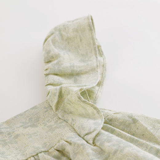 【打折】【马克珍妮 芦芙】夏装 女童提花棉麻吊带连衣裙212221 商品图2