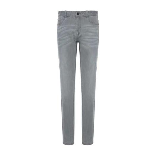 【1F】RARE威雅 | 22春夏 新款灰色洗水后袋绣花牛仔裤 男士牛仔裤 商品图0