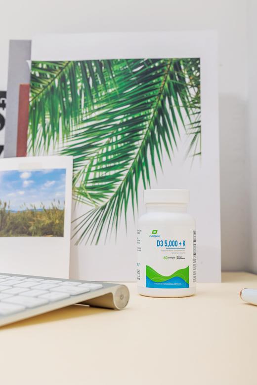 【复合维生素D 5000+K1/K2】D3 5000+K  60粒 两个月剂量 迷你滴丸方便吞服 两个月剂量 针对免疫和骨骼健康  黄金比例  Purecise®️ 商品图4