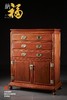 红桥红 | 家具严选  缅甸花梨（大果紫檀）【128卷珠腿三斗收纳柜】 商品缩略图1