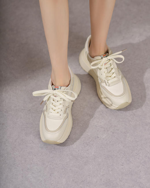 西村名物2022年春季新款ins超火厚底休闲阿甘鞋X22AM10611 商品图0