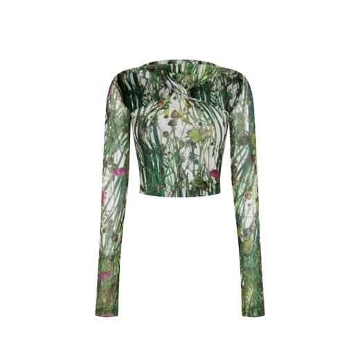 立体扭褶镂空上衣——EVENING2022春夏 新品上市 商品图2