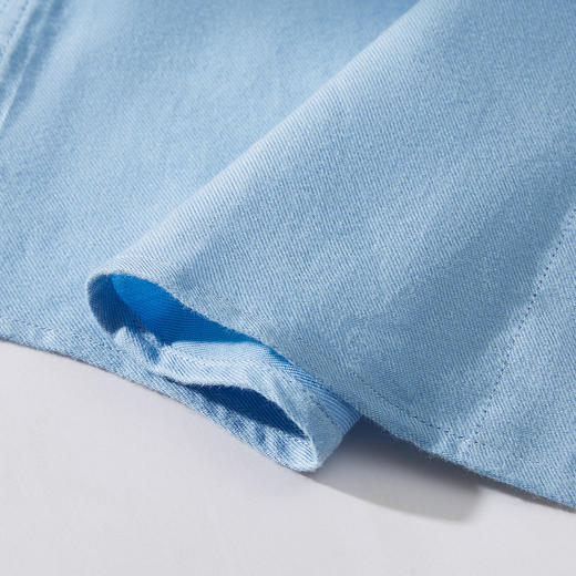 【100棉】罗蒙春秋长袖磨毛衬衫男士正装商务通勤休闲百搭纯色衬衣 商品图6