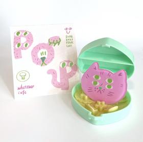 whatever『粉猫手机支架』