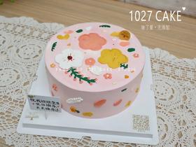 1027CAKE |  手绘蛋糕 春田花花