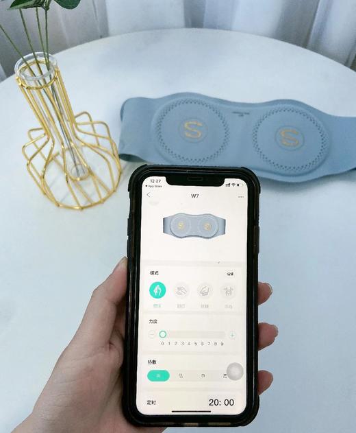 SKG腰部按摩仪器W7,护腰神器腰腹姨妈家用热敷按摩腰带仪器 王一博代言！ 商品图7