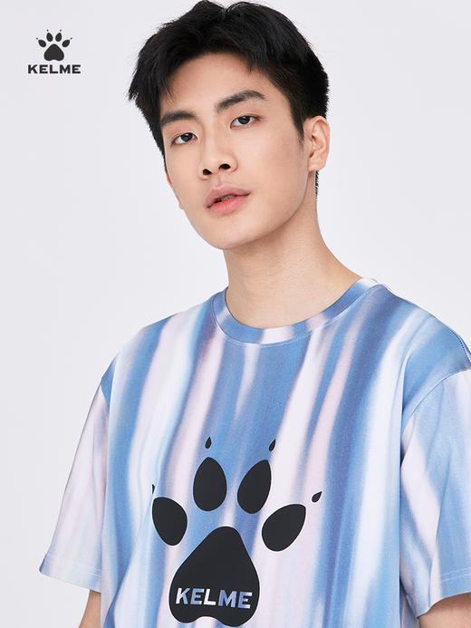 KELME卡尔美短袖T恤男夏季半袖透气宽松百搭冰感圆领运动体恤衫6227TX1013 商品图3