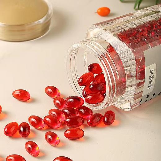 新疆沙棘果油 /籽油凝胶糖果 100粒/瓶 商品图3