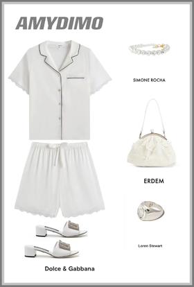 AMYDIMO遇夏女士家居睡衣两件套 居家外穿两用家居服