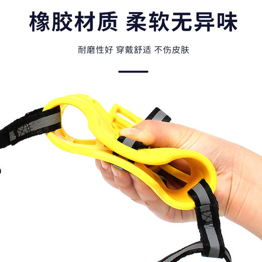 新款狗狗嘴套 透气防叫咬 防乱吃 可喝水 狗口罩 柔软 硅胶材质  多个尺寸 商品图6