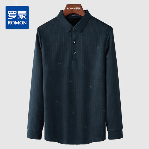 【加绒保暖】罗蒙衬衫男防风御寒商务通勤休闲百搭柔软亲肤长袖衬衣男 商品图4