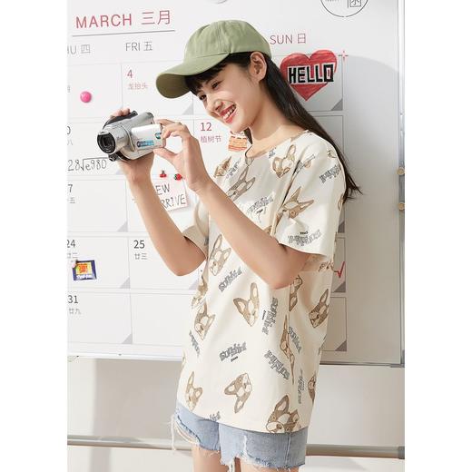 ZIHAN紫涵短袖T恤女2022夏新款休闲小众上衣Z2Z04AS264 商品图2