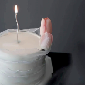 【郁金香蛋糕】郁金香优雅的气质，无尽的爱，献给最爱的人！