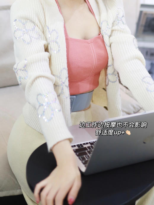 SKG腰部按摩仪器W7,护腰神器腰腹姨妈家用热敷按摩腰带仪器 王一博代言！ 商品图2