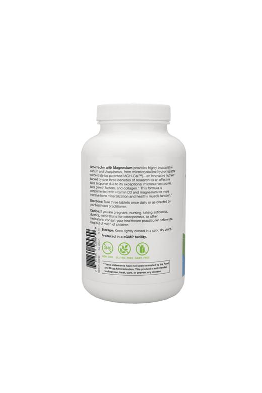 【新版本新片剂-专利钙镁骨骼因子片剂】Bone Factor with Magnesium 180片两个月剂量  白色片剂 MCHC天然专利微晶钙 三合一镁元素 骨骼健康  Purecise®️倍赛思 商品图9