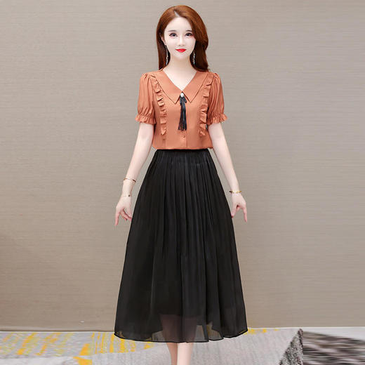 YWE AH22A1324时尚高档两件套装连衣裙 商品图1