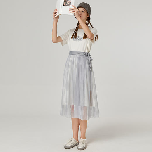 Famecoco范可儿休闲时尚套装女夏款减龄俏皮小清新两件套F223EA009 商品图4