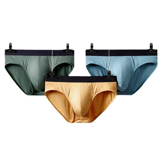 黛唯梵同款焦内60支莫代尔中腰男士内裤高弹腰带抗jun档三角裤头 商品图4