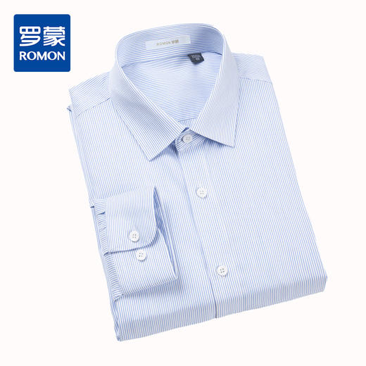 【全棉】罗蒙成衣免烫衬衫男长袖正装商务通勤职业装衬衣男 商品图2