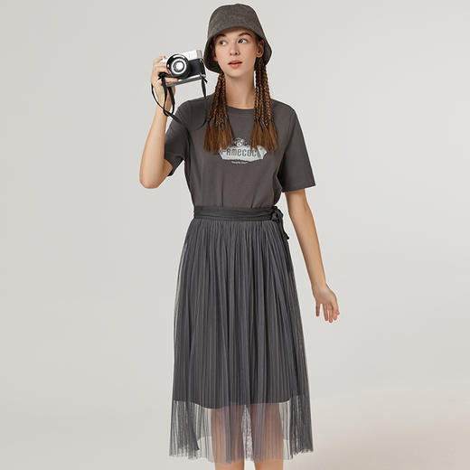 Famecoco范可儿休闲时尚套装女夏款减龄俏皮小清新两件套F223EA009 商品图0