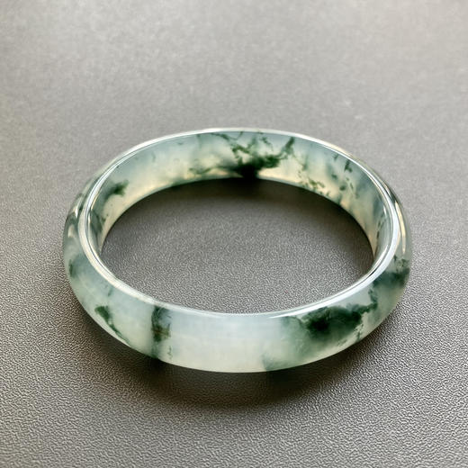 冰种起胶飘花翡翠贵妃镯52 商品图4