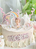 粉嫩公主系列蛋糕，搭配杯子蛋糕，顾客订制图片，部分装饰会细微调整，8寸加高主题蛋糕加6个同款杯子蛋糕，可供15人分享 商品缩略图3