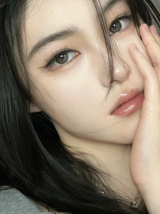 【半年抛和日抛美瞳】梨花泪Mixlook | 中直径14.2，着色13.4 | 亚麻奶棕色微混血 很好看 商品图4